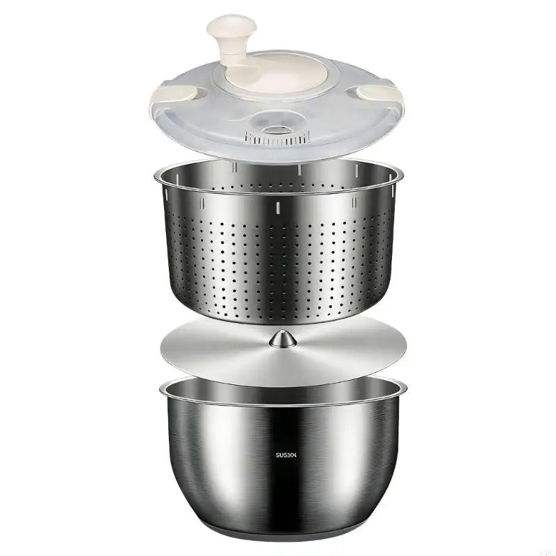 Reliable 6L Vegetable Dryer With Smooth Outer Layer For Safe And Clean Handling Zpaxo
