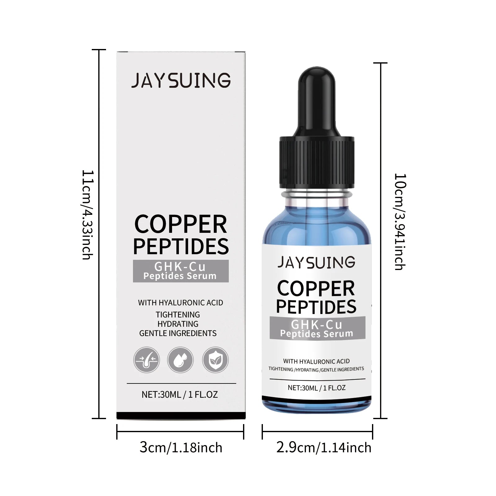 Copper Peptide Face Serum – Firming & Hyaluronic Acid Face Serum Zpaxo