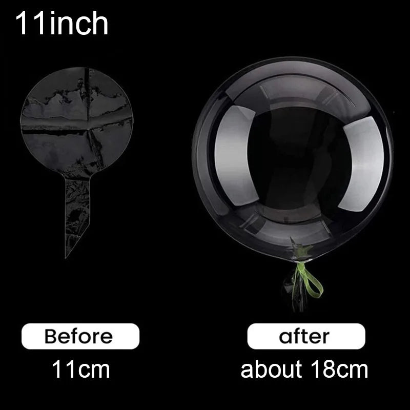 8 10 12 16 18 20 24 Inch Transparent Bobo Balloon Clear Bubble Zpaxo 10pcs 11inch Other