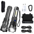 P50 LED Tactical Flashlight 2000LM – Zoomable & Rechargeable Tactical Flashlight Zpaxo Package list A