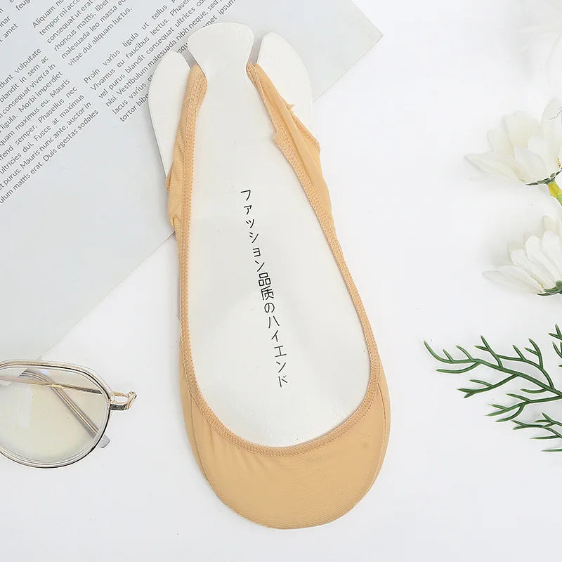 Invisible Silicone Anti-slip Short Socks Summer Ice Silk Ultra-thin