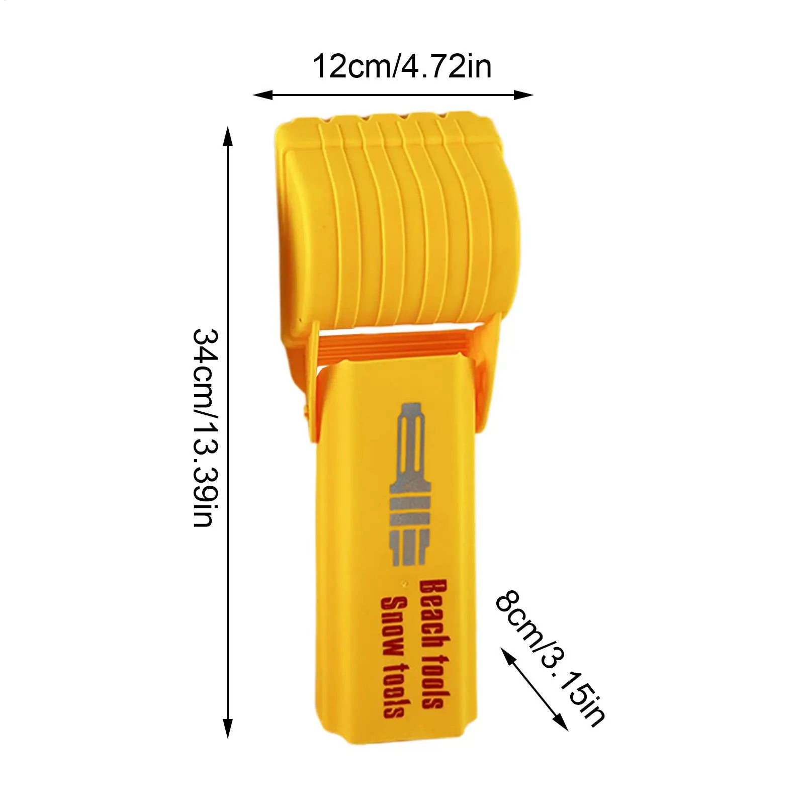 Handheld Sand Excavator Handheld Beach Sandbox Digger Toy Ergonomic Construction Shovel Snow Grabber Tool Outdoor Grip Strength Zpaxo