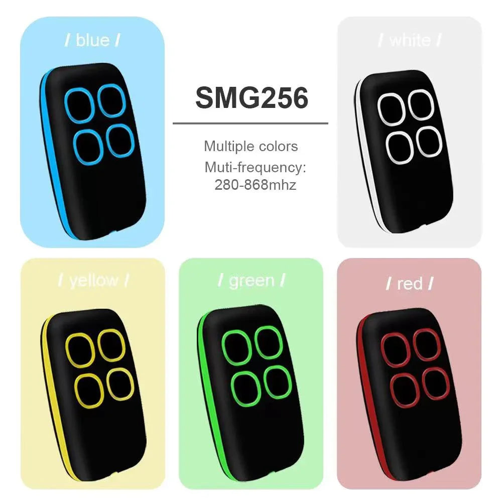 433Mhz 4 Keys Colorful Remote Control RF Wireless Copy Code Electric Zpaxo