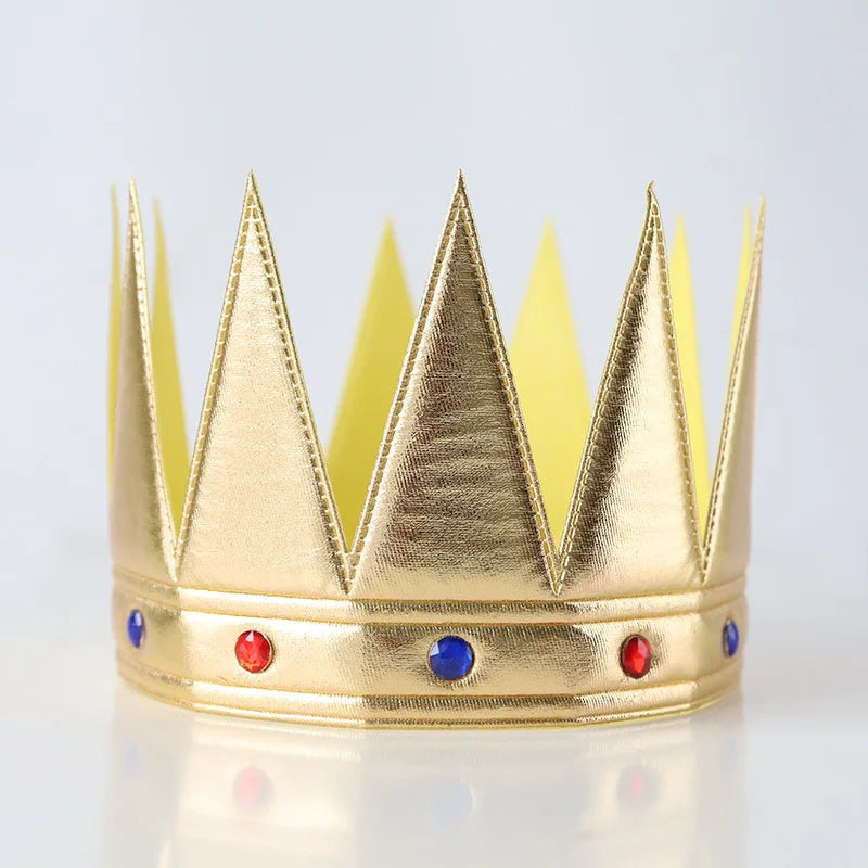 Birthday Hat Princess Prince King Crown Happy Kids Party Prom Photo