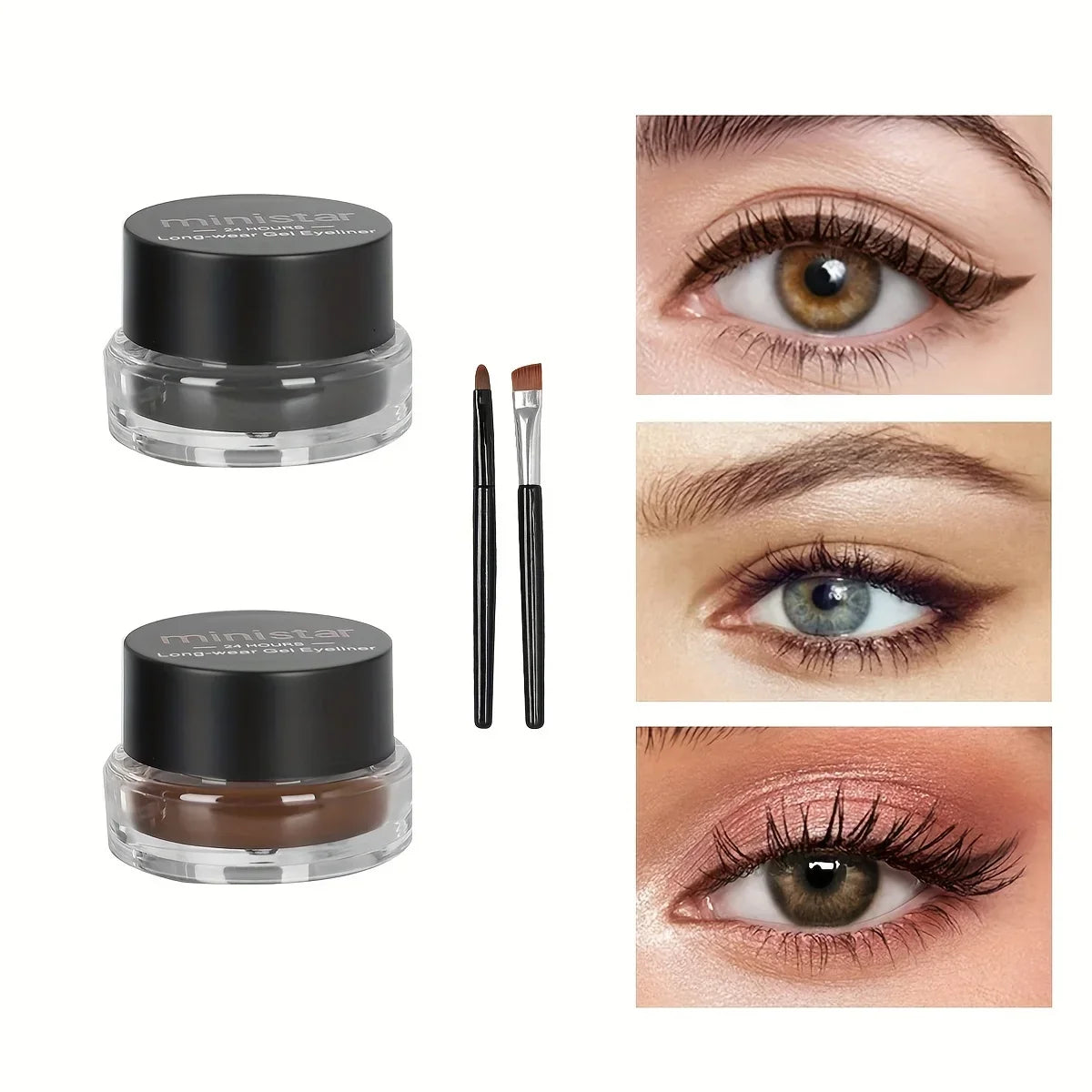 Eyeliner Gel Eyebrow Pomade Waterproof Sweatproof Smudge Proof