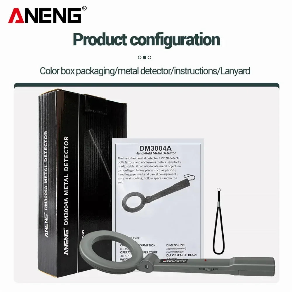 ANENG DM3004A Metal Detector Alarm Outdoor Examination Room