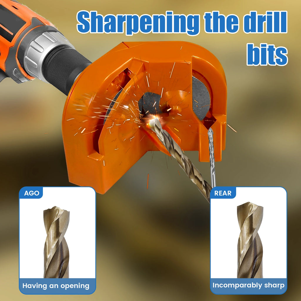 Drill Bit Sharpener Universal Grinding Wear Resistant Diamond Grinding Blade Sharpening Tool Impact Drill Milling Cutter Grinder Zpaxo