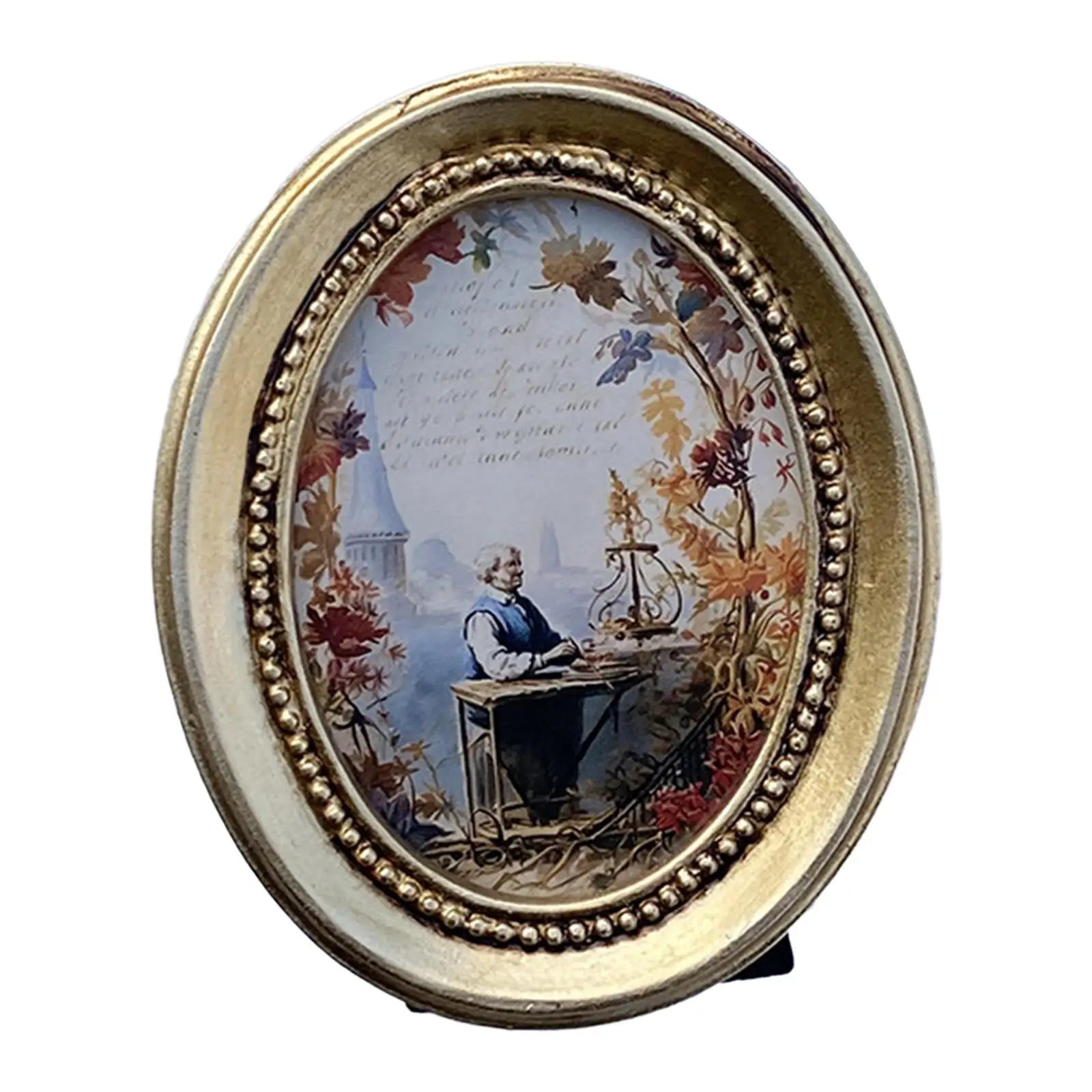 Vintage Picture Frame Tabletop Wall Mounting Ornament Living Room Photo Gallery Home Decor Hallway Retro Photo Frame Antique Zpaxo