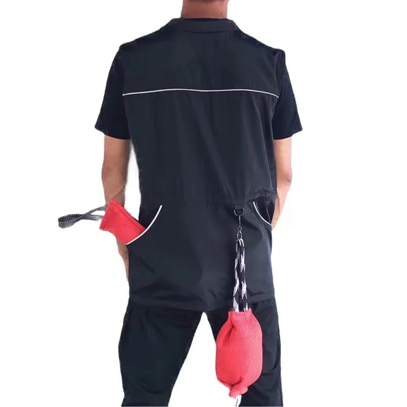 Men's Dog Trainer Vest Pocket Multi-functional Agility Training