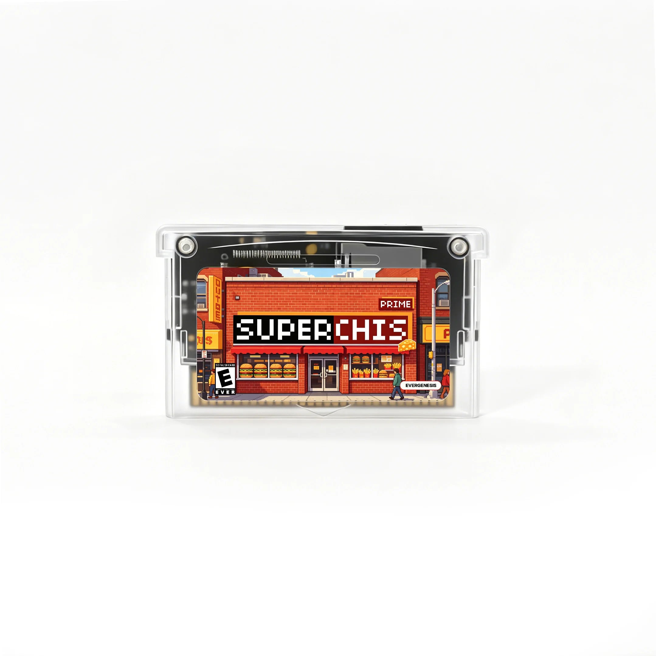 2026 SuperChis 2.0 Prime Game FlashCart SuperFW 0.2 Version for GBA/NDS/GBA SP/GBA Player SDRAM Powered SuperFW NOR Flash Cart Zpaxo White