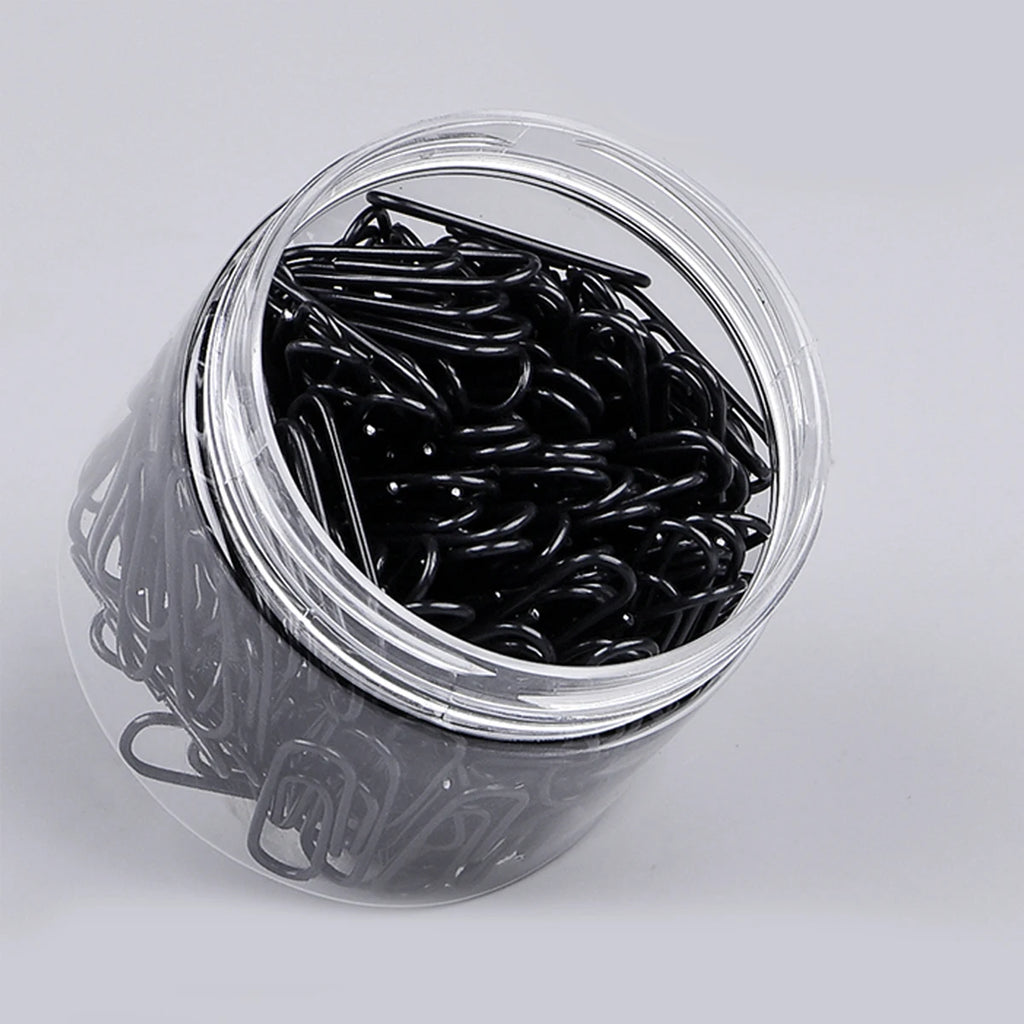 200Pcs Paper Clips Notebook Filing Bookmark Rustproof Paperclips Document Organizing for Office School Supplies Zpaxo