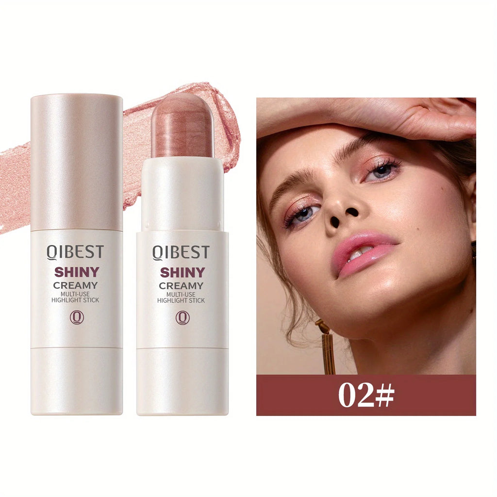 Highlight stick Clear and smart,water-sensitive face brightening and grooming,pearlescent fine flash three-dimensional highlight Zpaxo 02