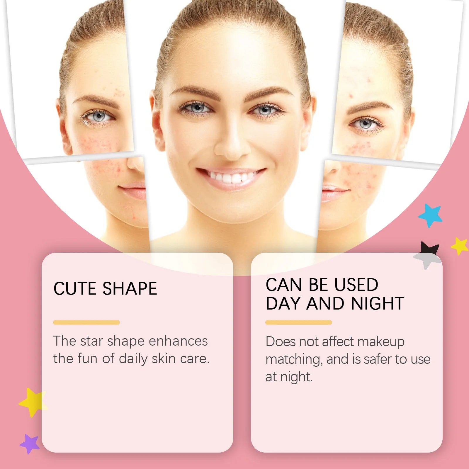 Star-Shaped Hydrocolloid Pimple Patches – 360pc Acne Patches Acne Pimple Patches Zpaxo