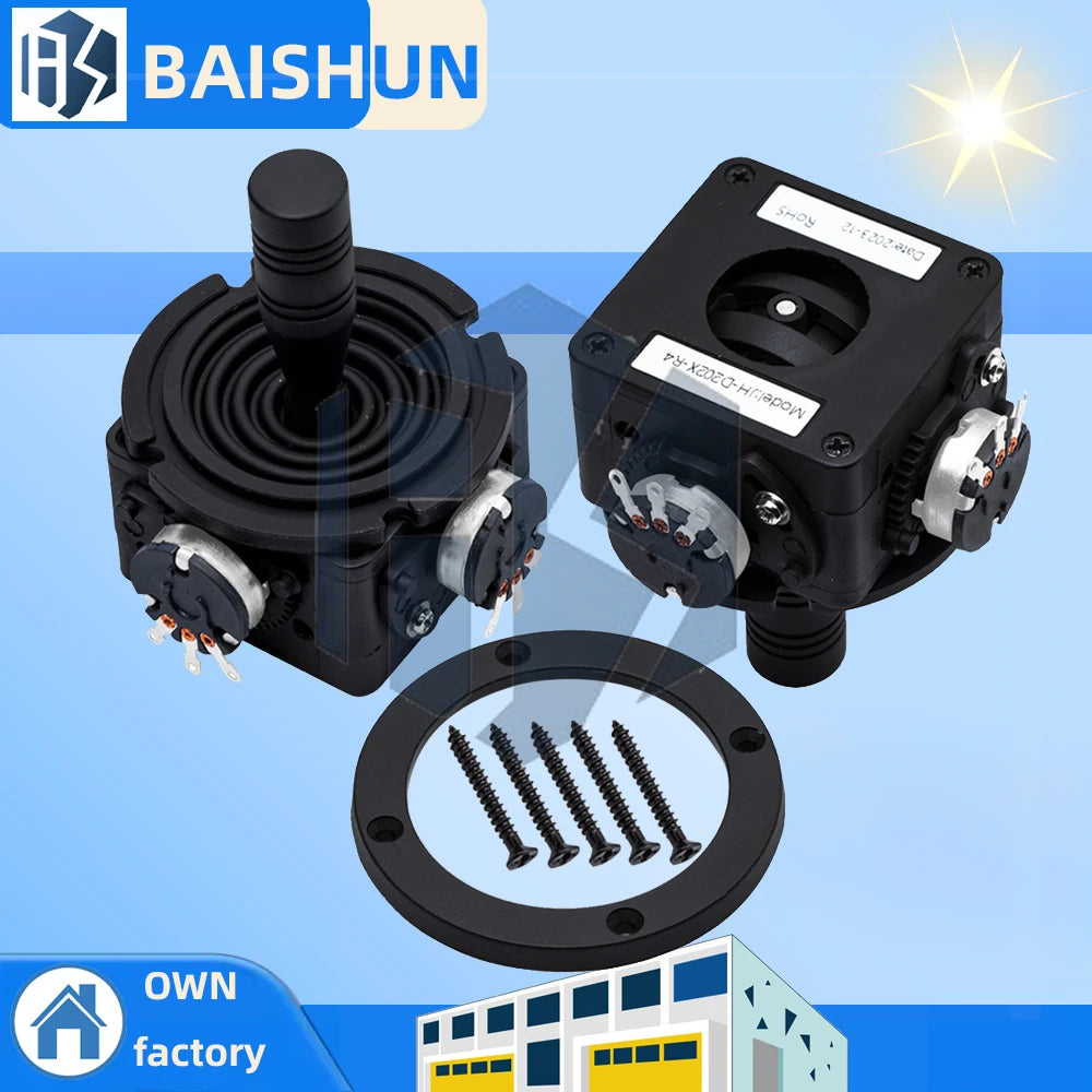 JH-D202X-R2 R4 5K Electric Joystick Potentiometer 2-axis 2D Monitor Zpaxo 10K Ohm