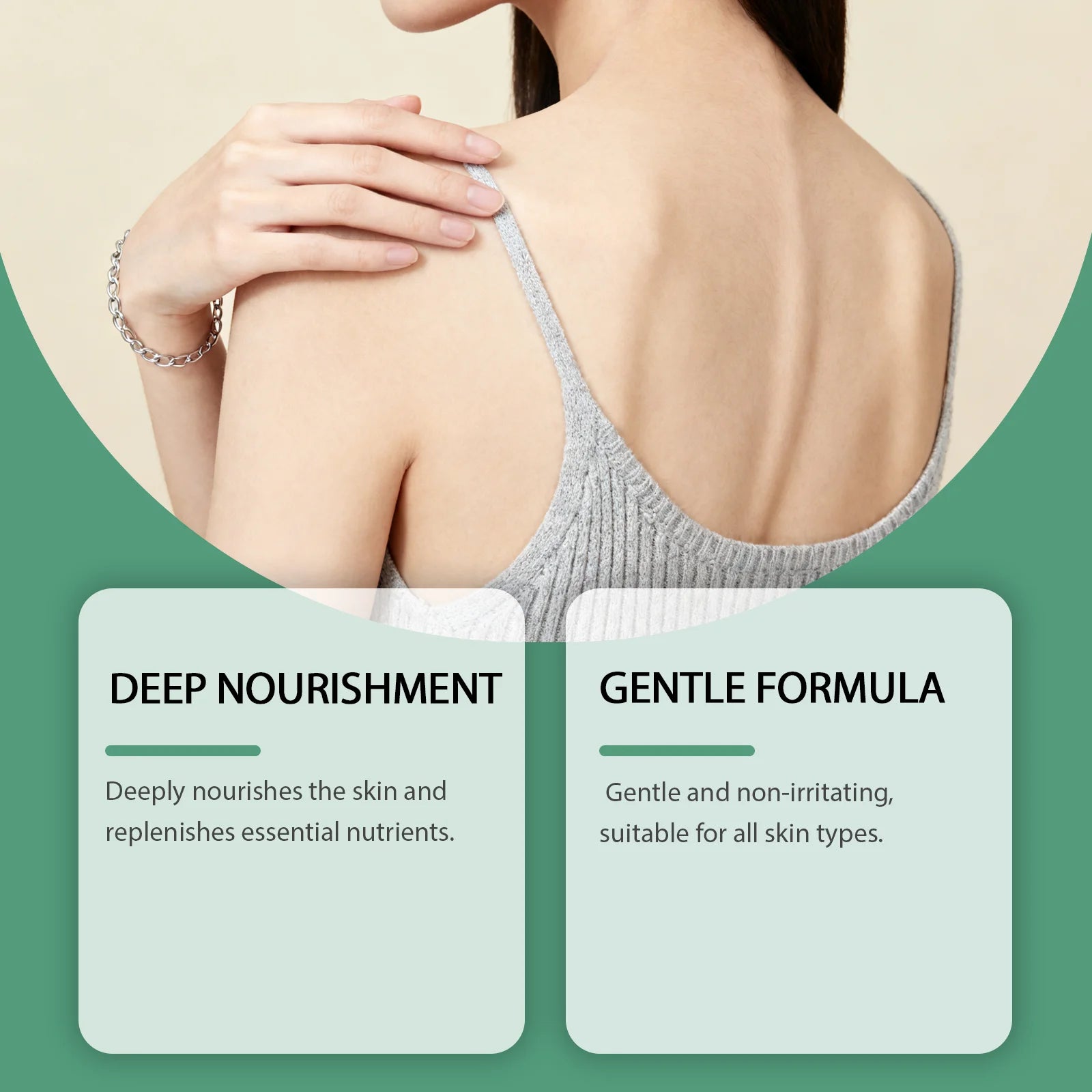 Daily Body Care Cream - Gentle Hydrating, Light & Non-Greasy Fragrance-Free Skin Moisturizer for Sensitive Skin Zpaxo