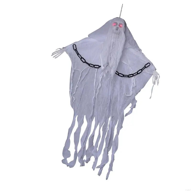 Halloween Hanging Ghos Iron Chain Glowing Skull Decoration