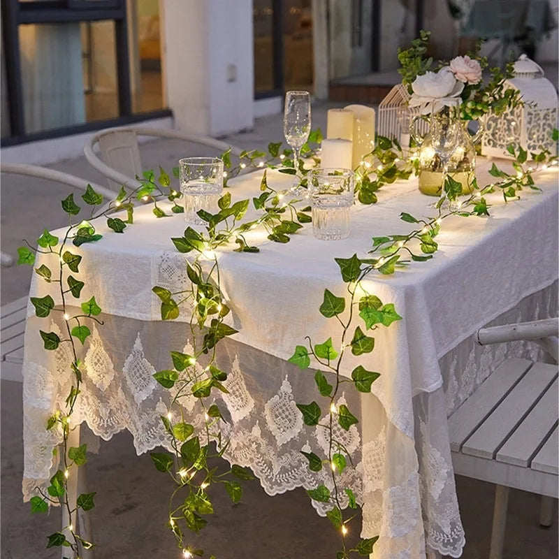 Artificial Liana Vine Fake Plants Lvy Leaves String Wedding Party