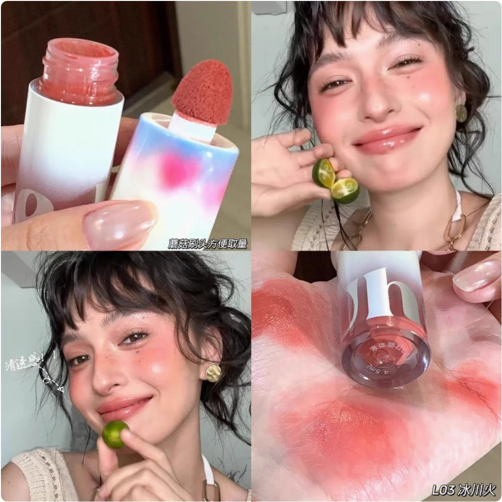 UHUE Blush Liquid Blush Light And Skin-Friendly Multi-Purpose Lips And Cheeks Long-Lasting Delicate Color Makeup Cosmetics Zpaxo