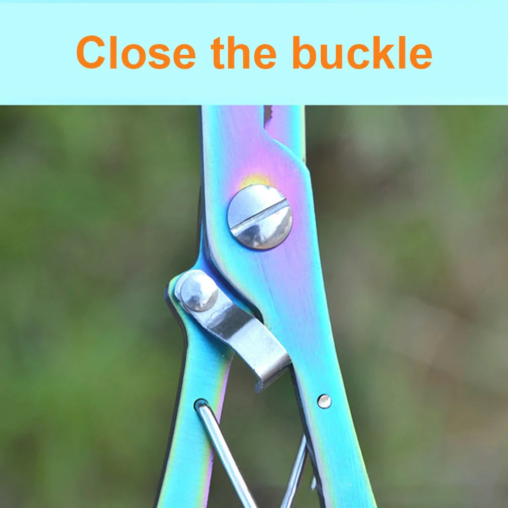 Multifunctional Fishing Line Cutter Scissors Long Nose Fish Tongs