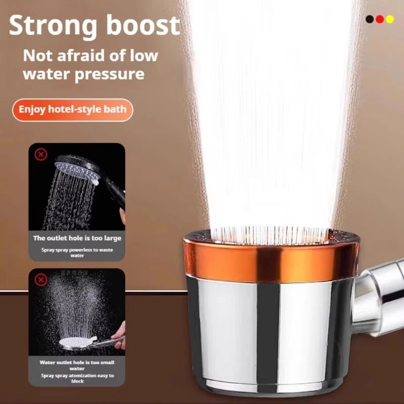 5 Modes High Pressure Water Saving Filter Shower Head Handheld Shower Head One Button Stop Bathroom Accessories Set Zpaxo