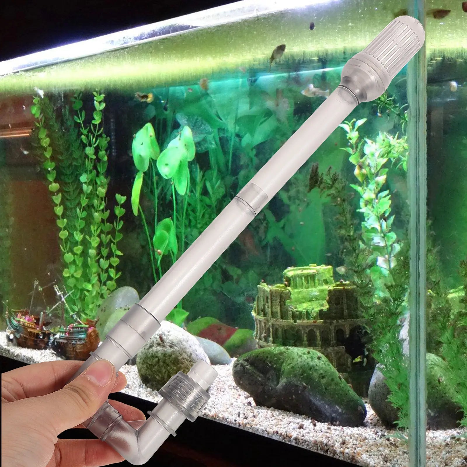 Aquarium Water Inlet Tube Plastic Fish Tank Replacement Filter Bucket