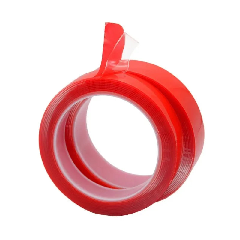 Car Strong Double Sided Adhesive Stickers Tape Nano Transparent Reusable Waterproof Auto Tape Clean Tools Car Protect Sticker Zpaxo