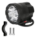 12V Motorcycle Light for BMW Honda Kawasaki Cafe Racer Auxiliary Fog Lamps LED Headlight Spotlight Assembly Driving Lamp Zpaxo black