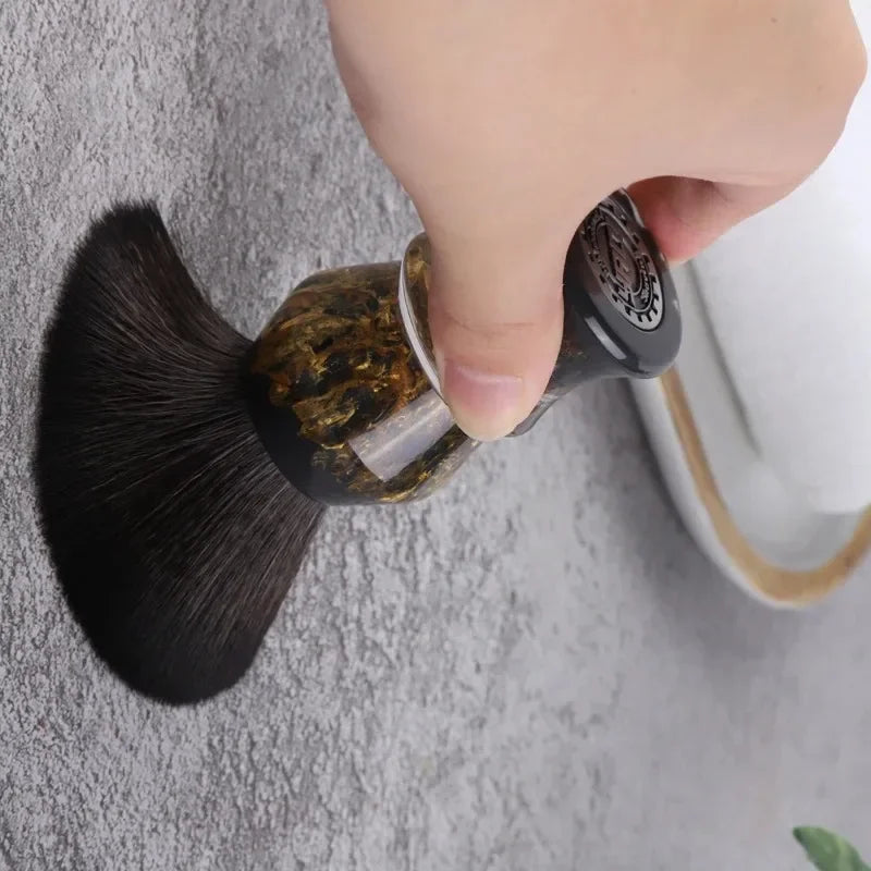 Yaqi 24mm Deep Stones Synthetic Shaving Brush – Resin Handle Wet Shaving Brush Zpaxo