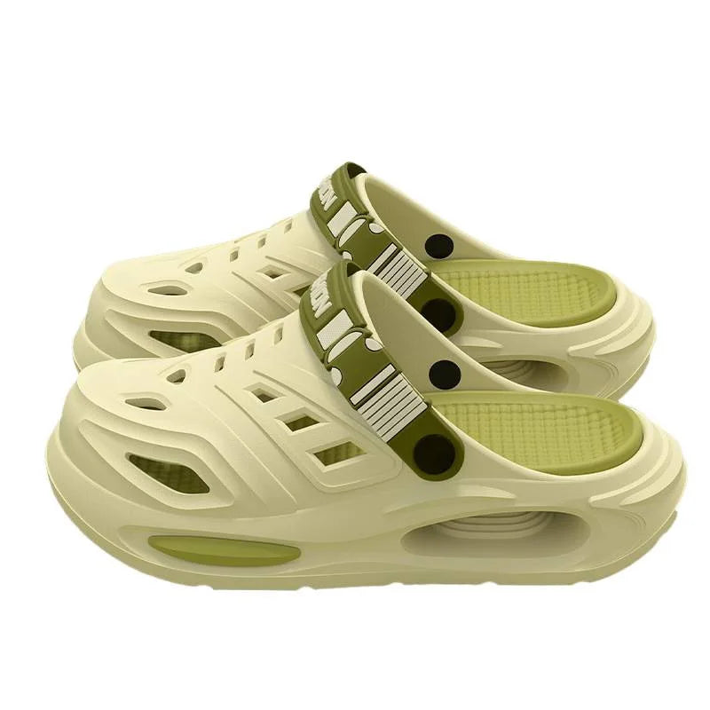 Orthopedic Slippers with Arch Support Anti Slip Soft Sole Summer Cool Hole Shoes Thick Bottom Breathable Walking Sandals Zpaxo