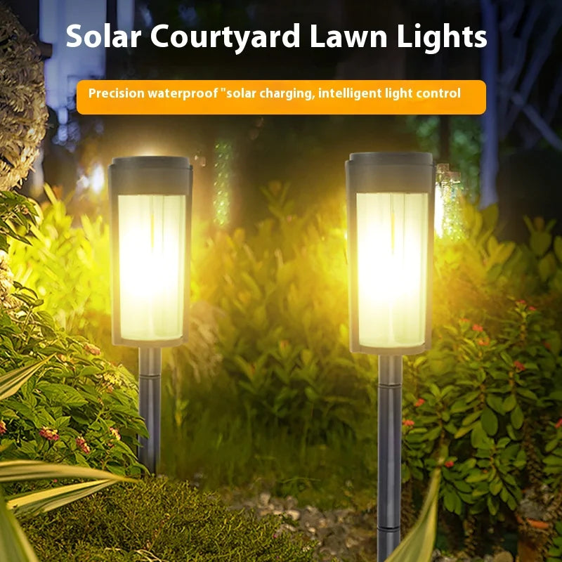 LED Solar Lawn Light – Rainproof Outdoor Garden Path Lamp