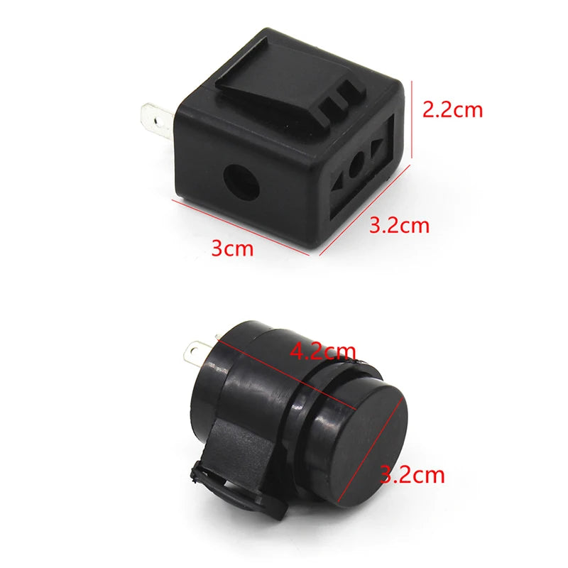 2-Pin Buzzer Flasher Relay – Turn Signal DC 12V 48V 60V