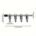 Aquarium Air Flow Control Lever Valve Distributor Splitter Oxygen Zpaxo 4 Way