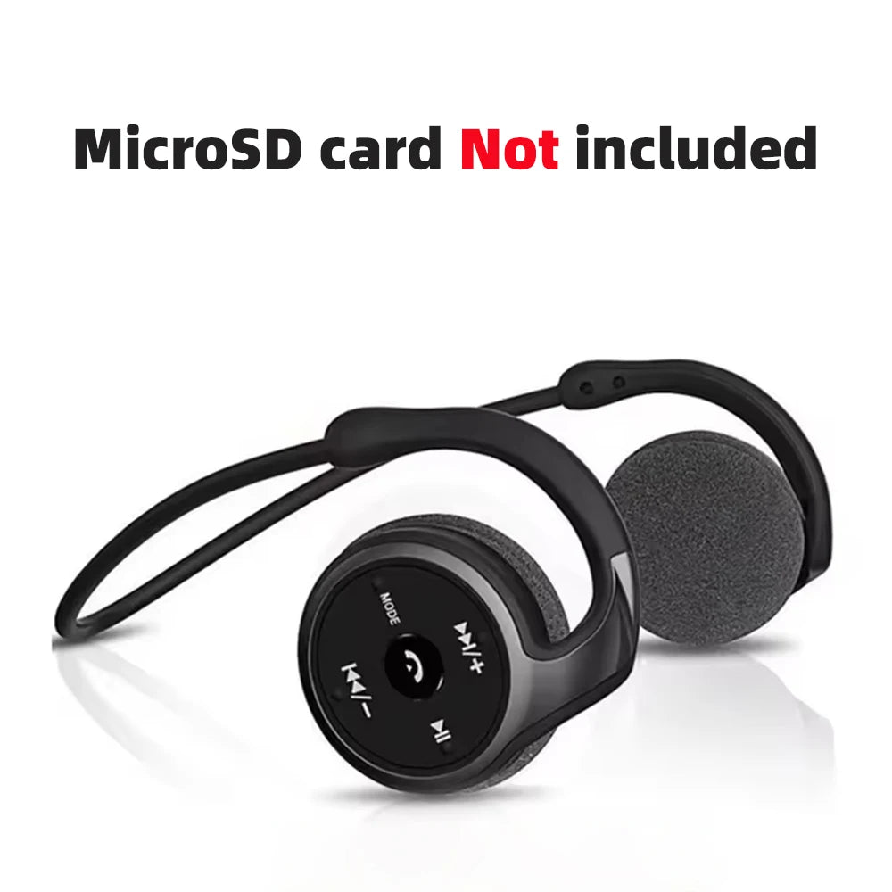 Bluetooth Earphones MP3 Player FM Radio On-ear Comfortable Wrap