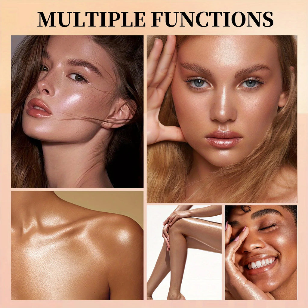 Highlight stick Clear and smart,water-sensitive face brightening and grooming,pearlescent fine flash three-dimensional highlight Zpaxo