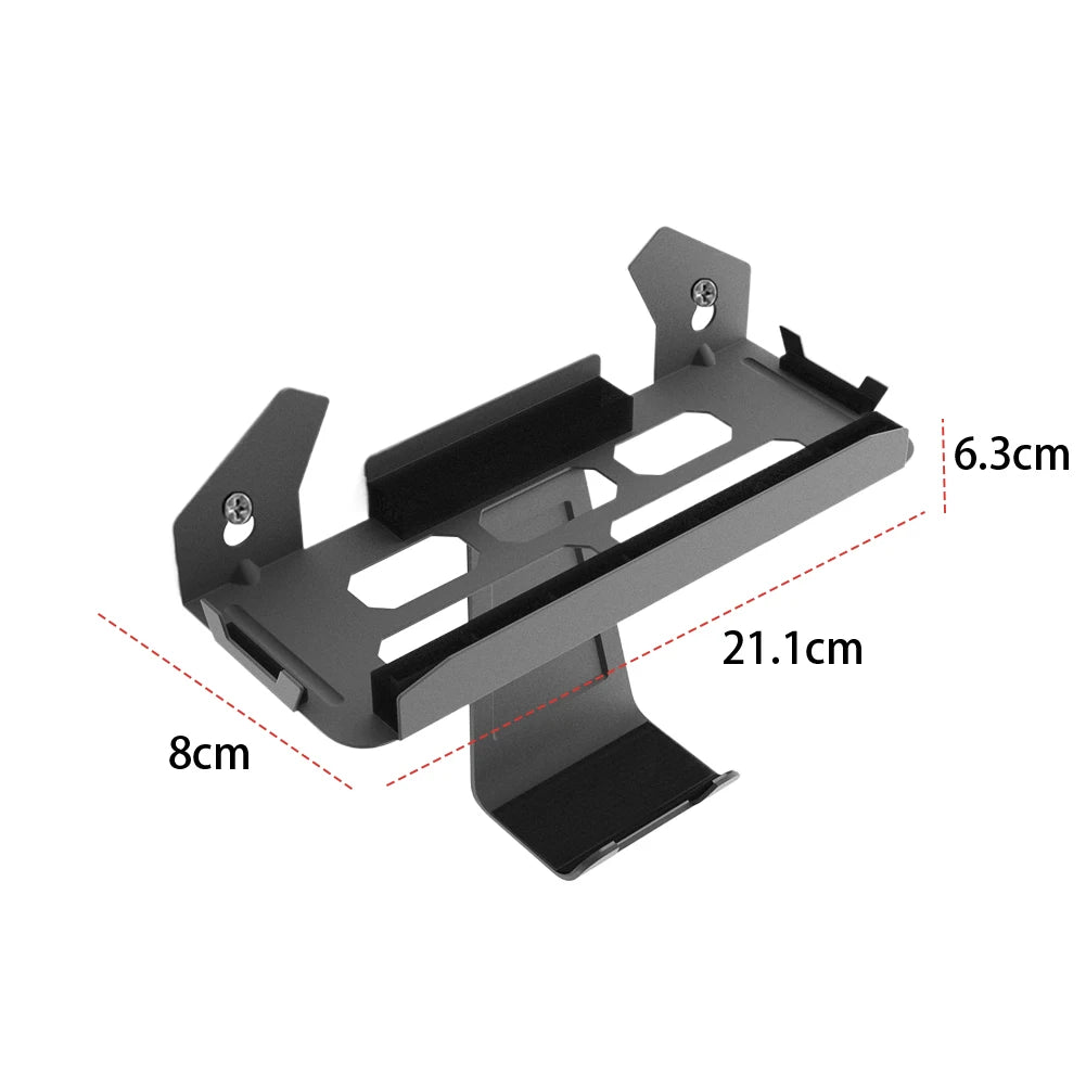 NS2 Oled Metal Wall Mount Bracket Hollowed Organizer Shelf Base Game