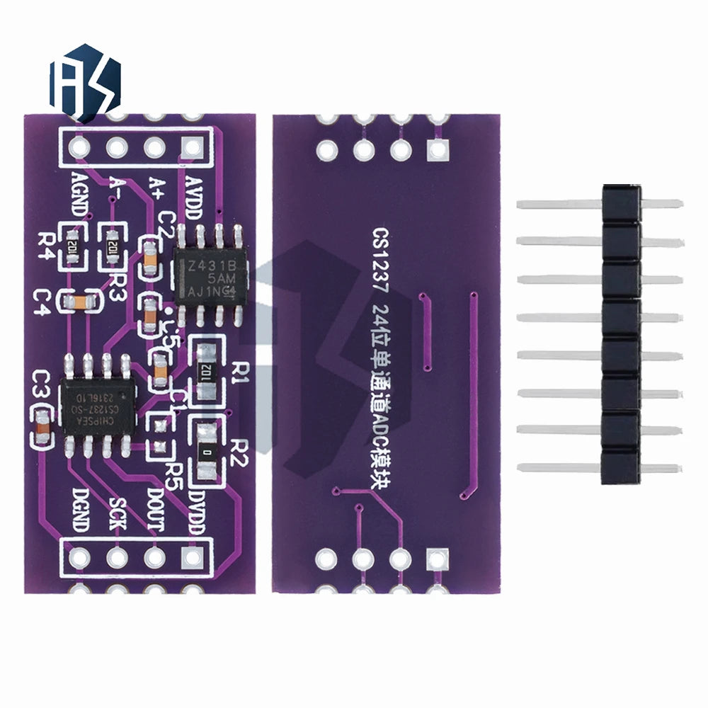 CS1237 24-Bit High-precision ADC Module TL431 Reference Zpaxo