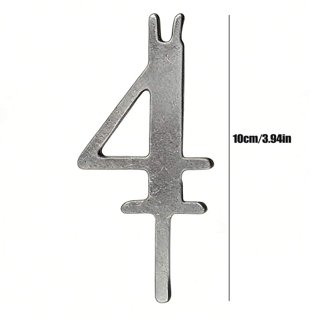0-9 Reusable Number Birthday Candle Holder Cake Topper Decorations