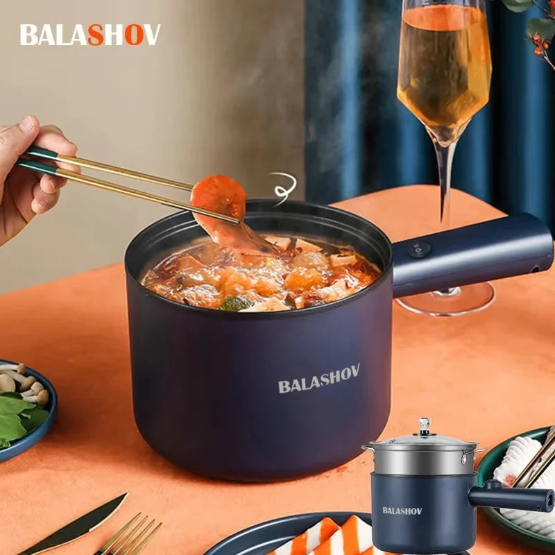 220V Multifunction Cooker Household Single/Double Layer Hot Pot Electric Rice Cooker Student Dormitory Mini Non-stick Pan Pots Zpaxo