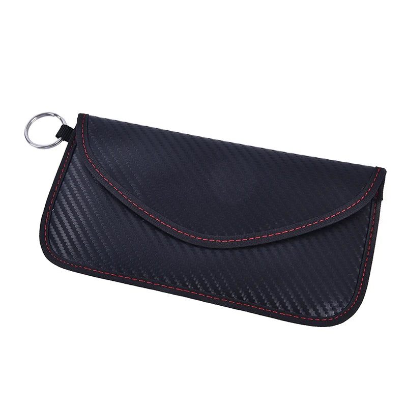 Faraday Bag Car Key RFID Signal Blocker – Carbon Fiber Pouch
