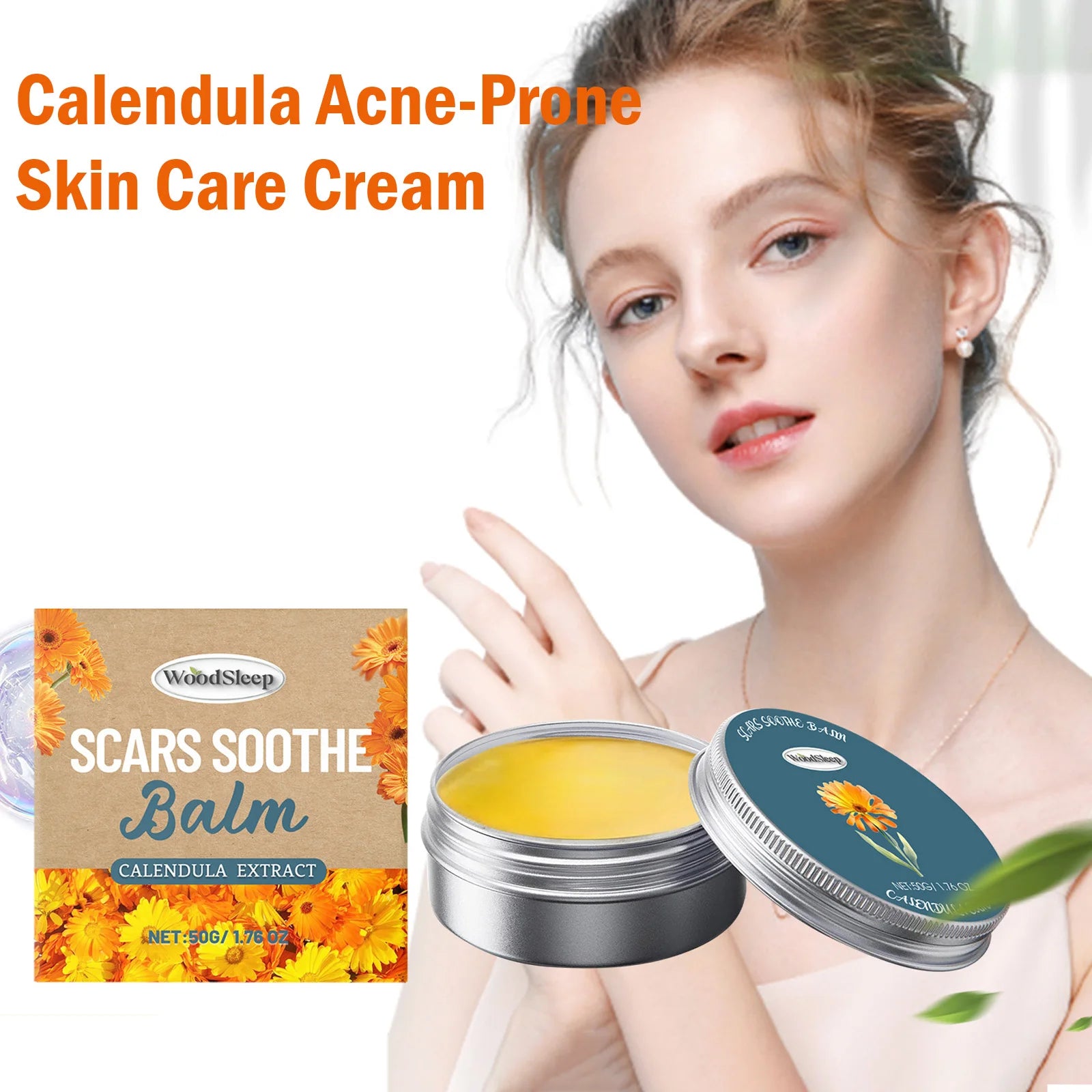 Calendula Anti-Acne Cream – Oil Control, Fade Marks & Pores Acne Face Cream Zpaxo