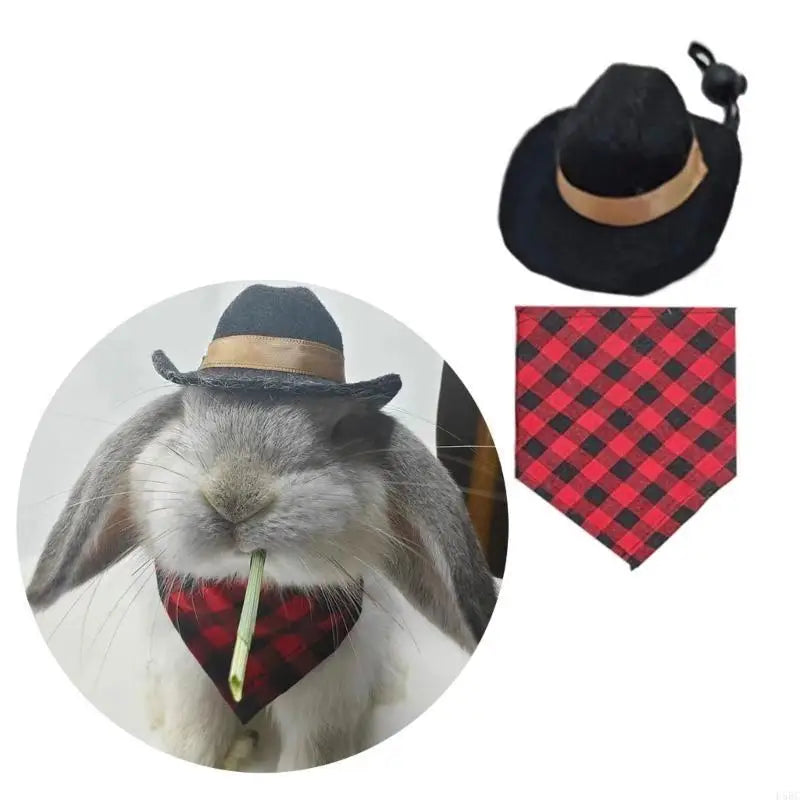 Hamster Halloween Bandana Soft Scarf Triangular Kerchief Plaids