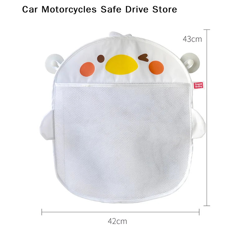 Mesh Baby Bath Toy Storage Bags Sucker Design Organizers Bathtub Toys