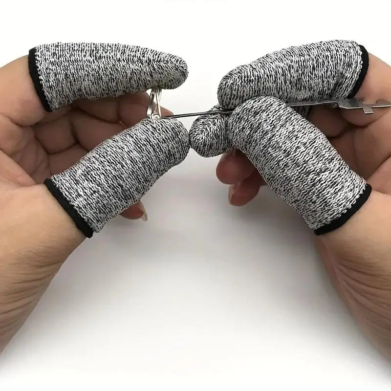 5 Pair Finger Cots Thumb Protector Anti-cut Outdoor Gloves