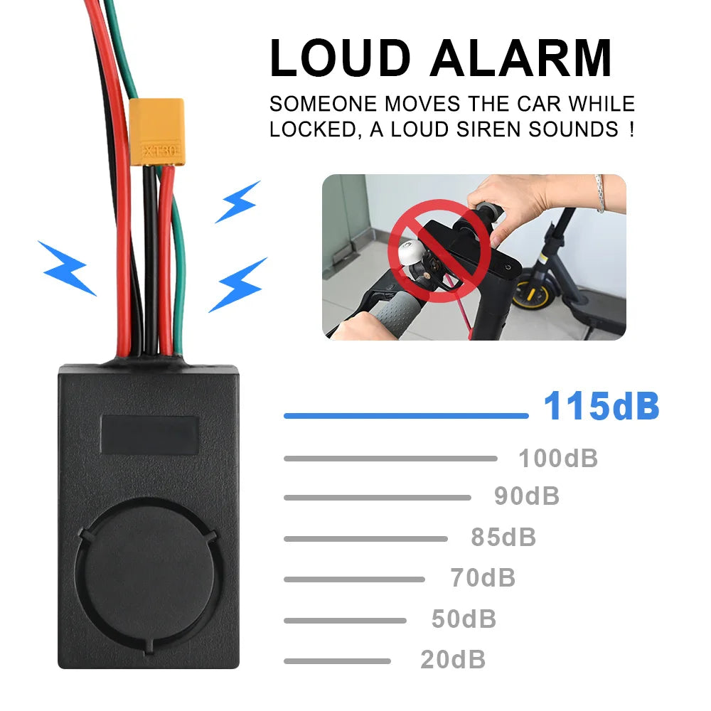 Anti-Theft Remote Control Lound Alarm For Xiaomi M365 1s Pro Pro2 for Ninebot Max G30 G30D Electric Scooter Device Replacement Zpaxo