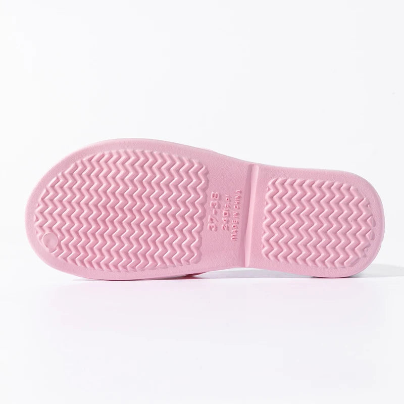 Foldable Slippers Travel Portable Non-slip Soft Sole Bathroom Shower