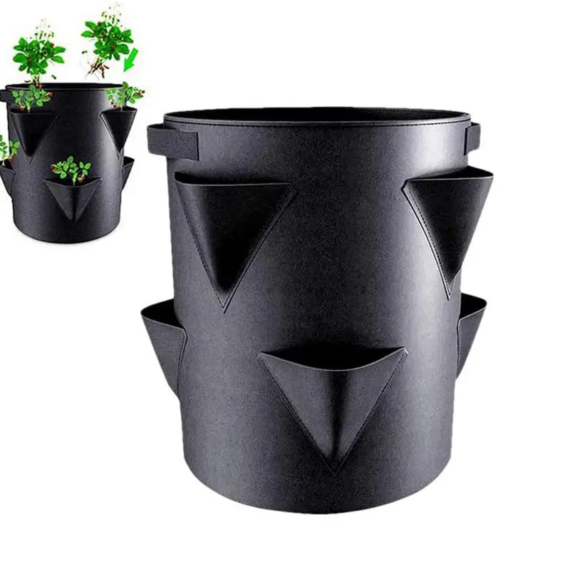 Potato Growing Bags 7 Gallon 6 Side Grow Pocket Outdoor Planter