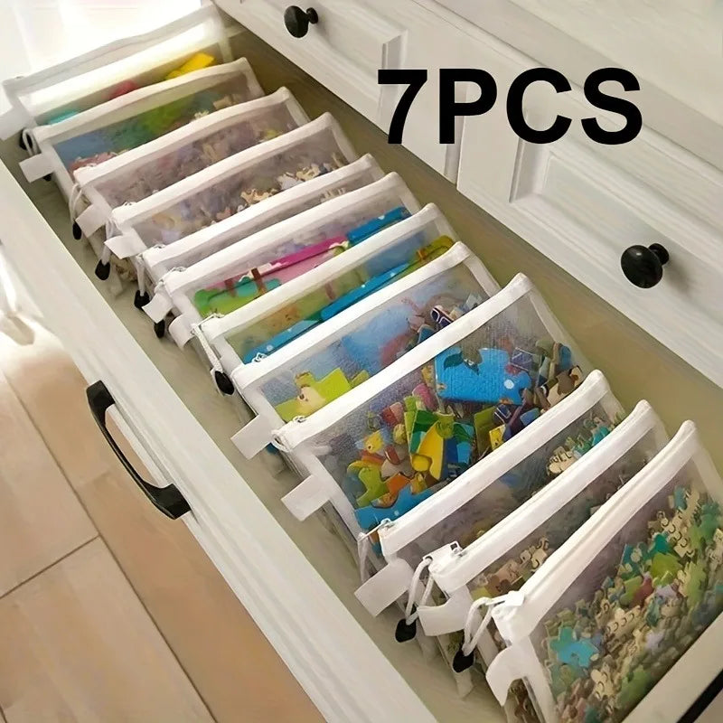 Large-capacity Mesh Storage Bags Multi-functional Transparent