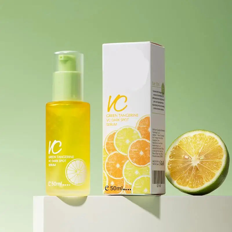 Green Tangerine Vitamin C Brightening Serum | Dark Spot Essence Brightening Face Serum Zpaxo