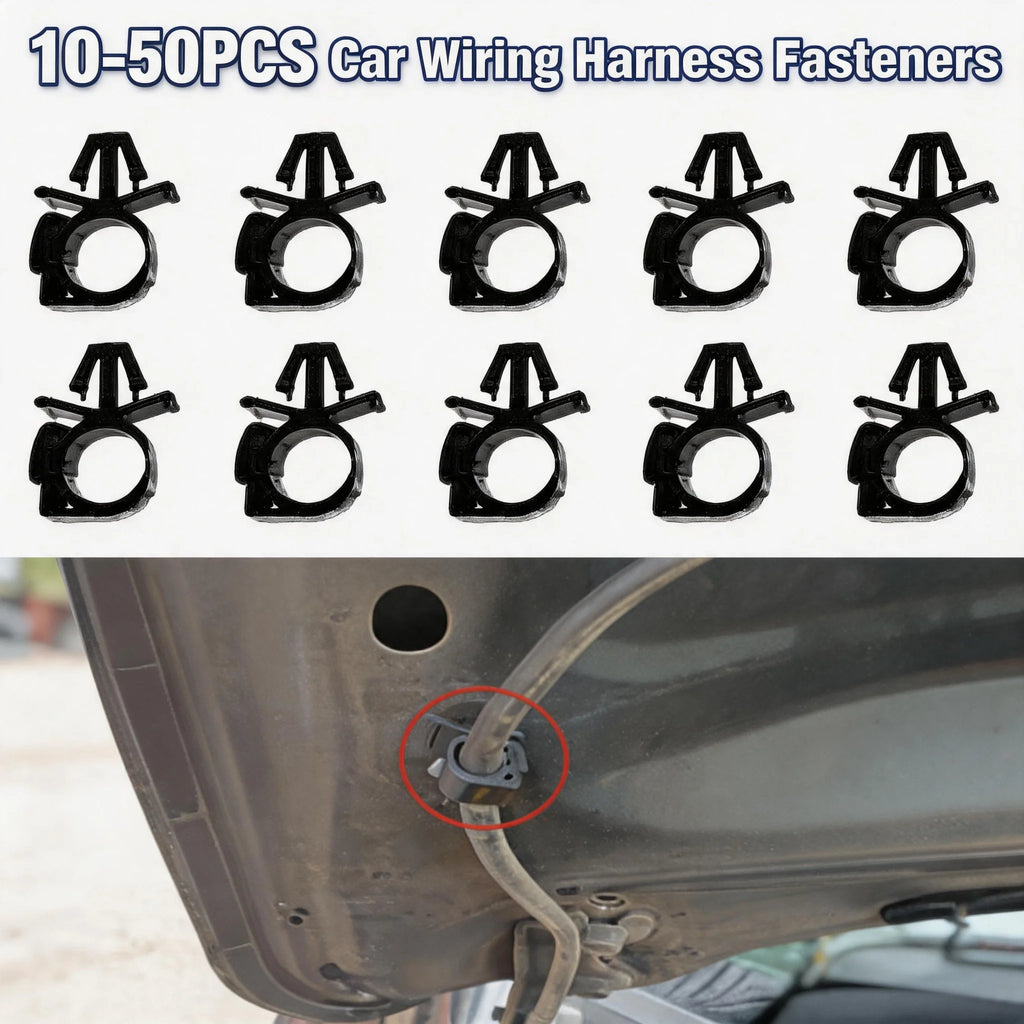10mm Car Wiring Harness Clips – Cable Zip Tie Fasteners