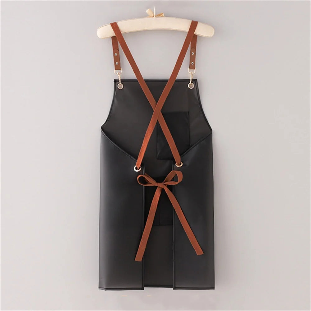 Waterproof TPU Kitchen Apron – Oil-Proof Unisex Cooking Apron